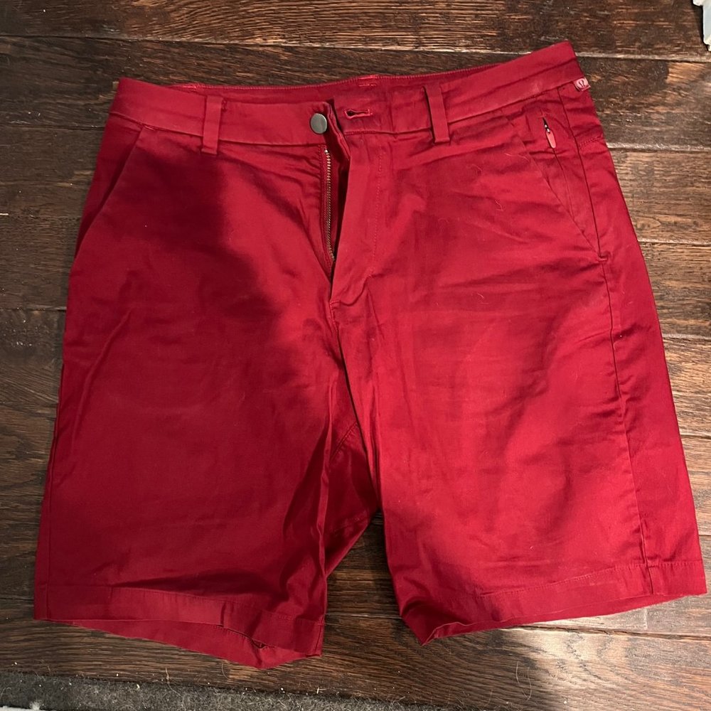 Lululemon Commission Red Shorts - 30